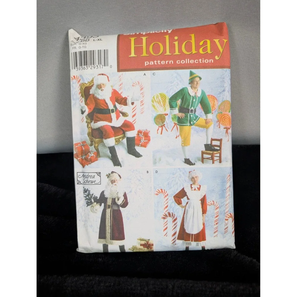 Simplicity Sewing Pattern 4393 Adult L-XL Uncut